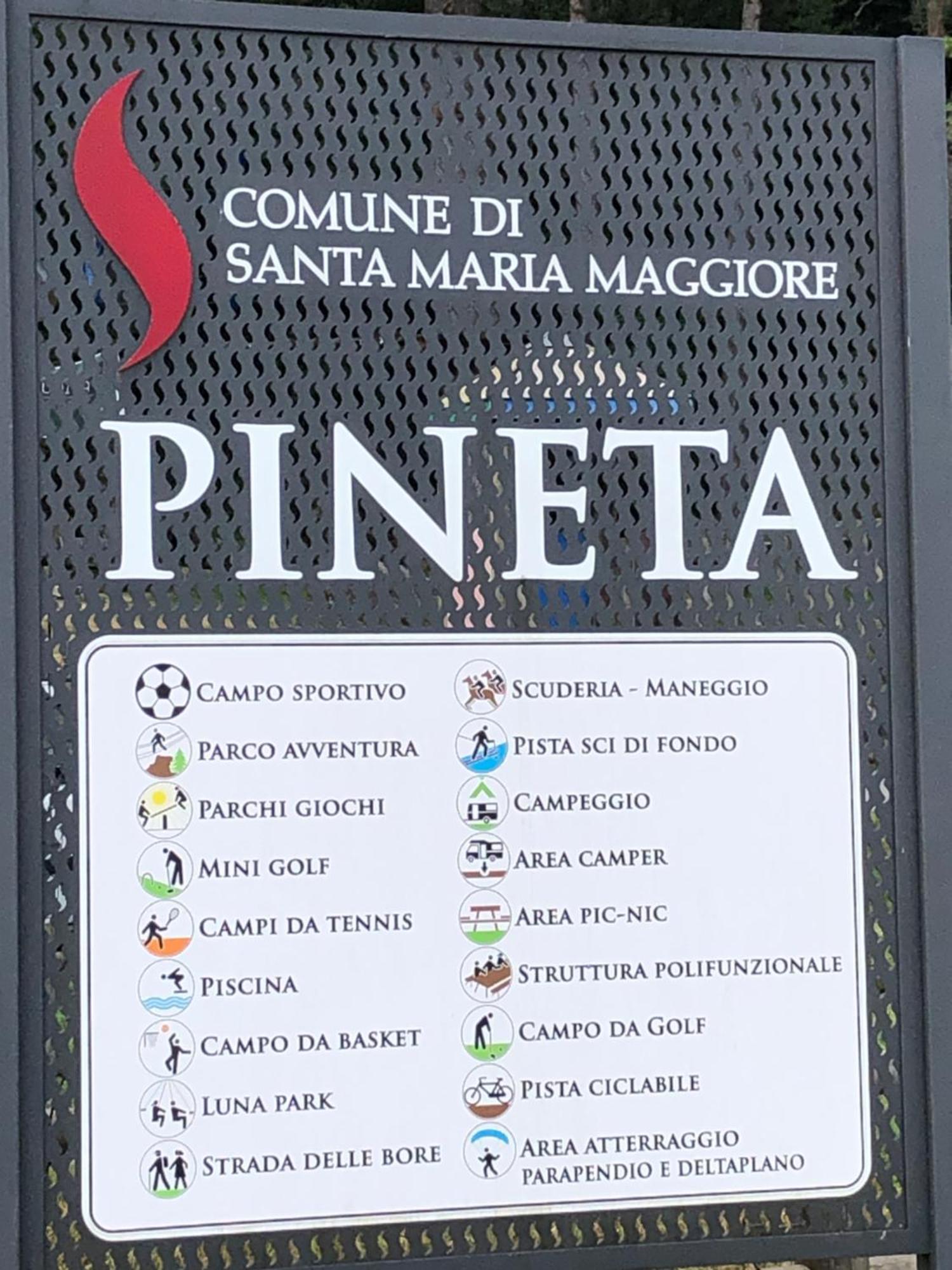La Pineta Santa Maria Maggiore Locazione Turistica Exterior photo
